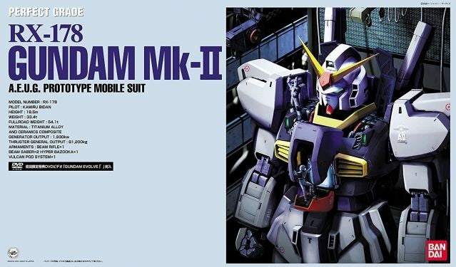 RX-178 Gundam MK-II (AEUG) "Z Gundam", Bandai PG (Gundam Model Kit)