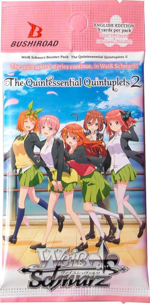 weiss schwarz the quintessential quintuplets booster box Weiss Schwarz: The Quintessential Quintuplets 2 (5HY/W90)