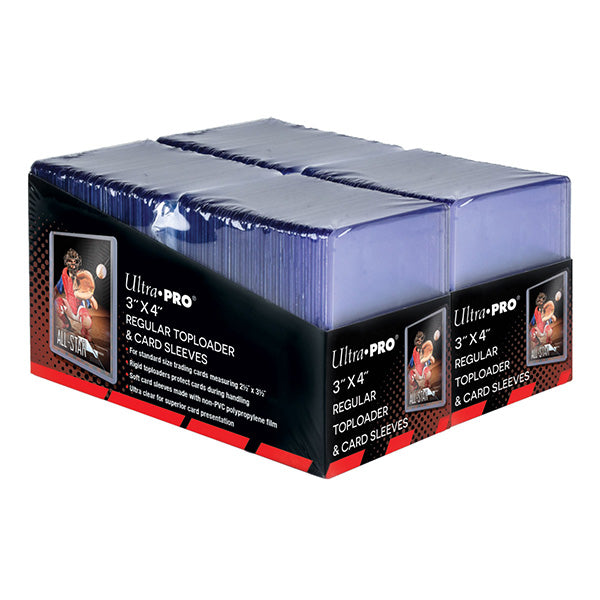 Ultra Pro: Topload Sleeve: 3x4 Toploader Combo (200 sleeves + 200 toploads)