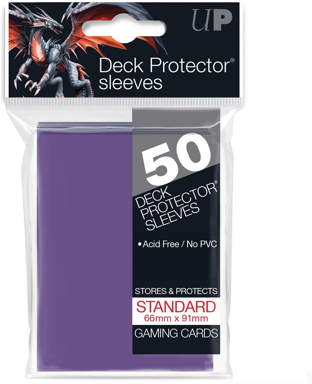 Deck Protectors: PRO-Gloss- Solid Purple (50)