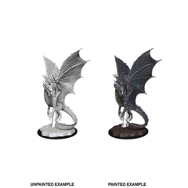 D&D Nolzur's Marvelous Miniatures: Unpainted Minis- Wave 11- Young Silver Dragon
