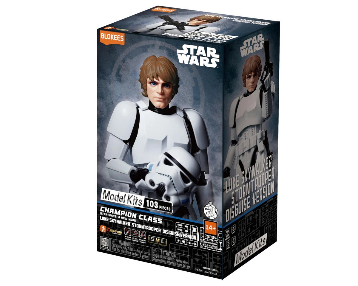 Champion Class Star Wars: A New Hope™ Luke Skywalker™ Stormtrooper™ Disguise Plastic Model Kit (