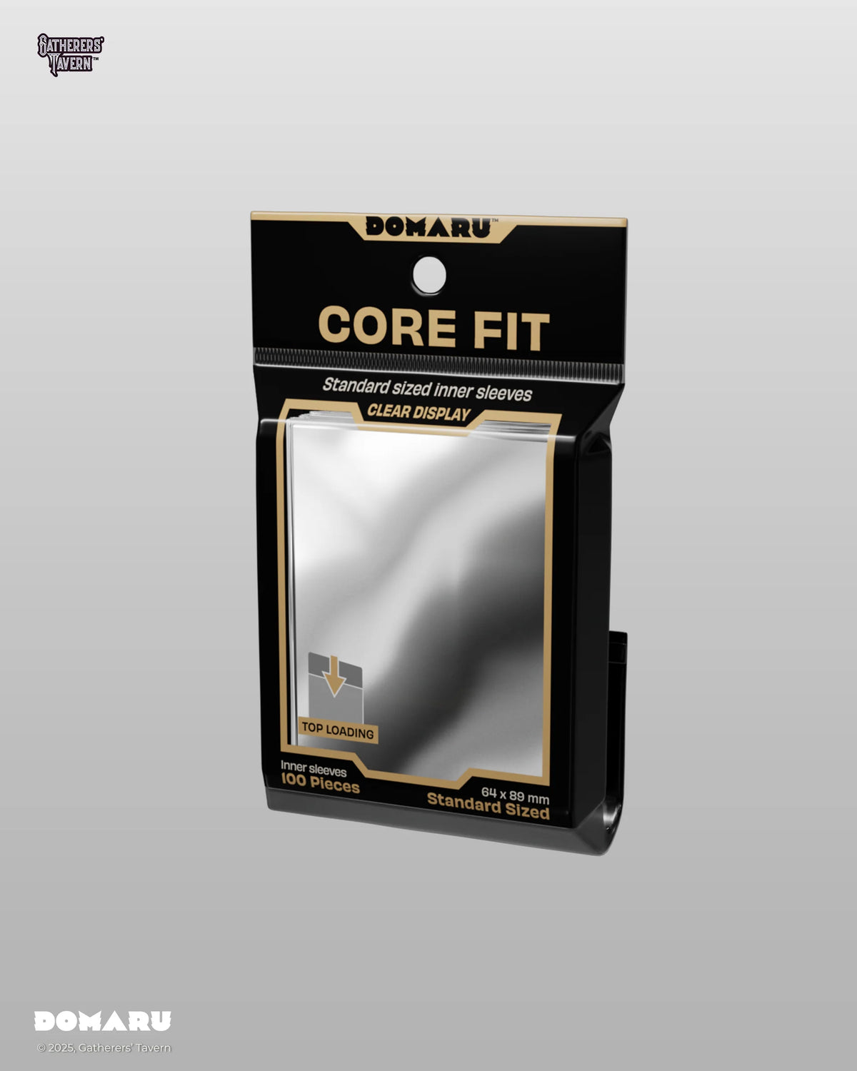 DOMARU Core Fit Standard Size Inner Sleeve - Clear (100 ct.)