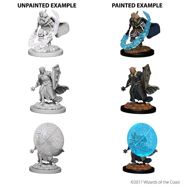 D&D Nolzur's Marvelous Miniatures: Unpainted Minis- Wave 5- Elf Male Cleric