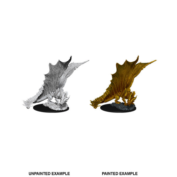 D&D Nolzur's Marvelous Miniatures: Unpainted Minis- Wave 11- Young Gold Dragon