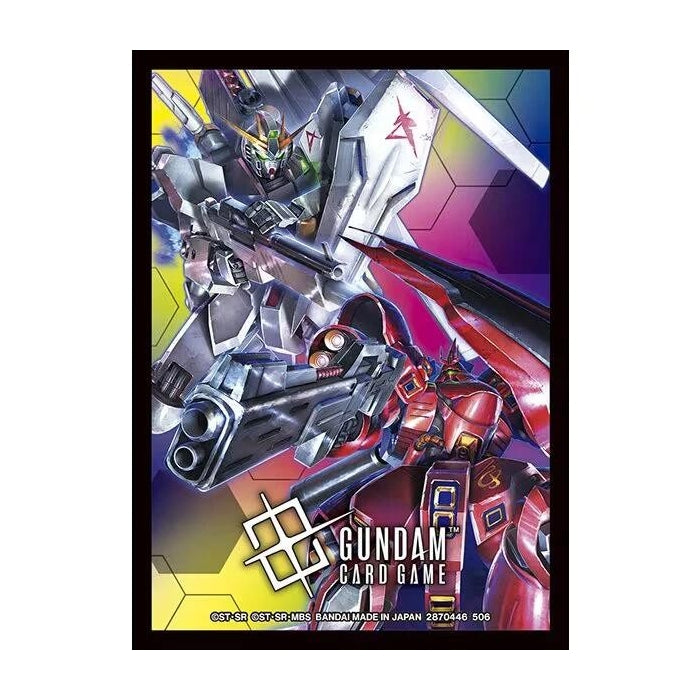 Bandai Gundam Card Game Sleeves 02 Pack - Nu Gundam/Sazabi