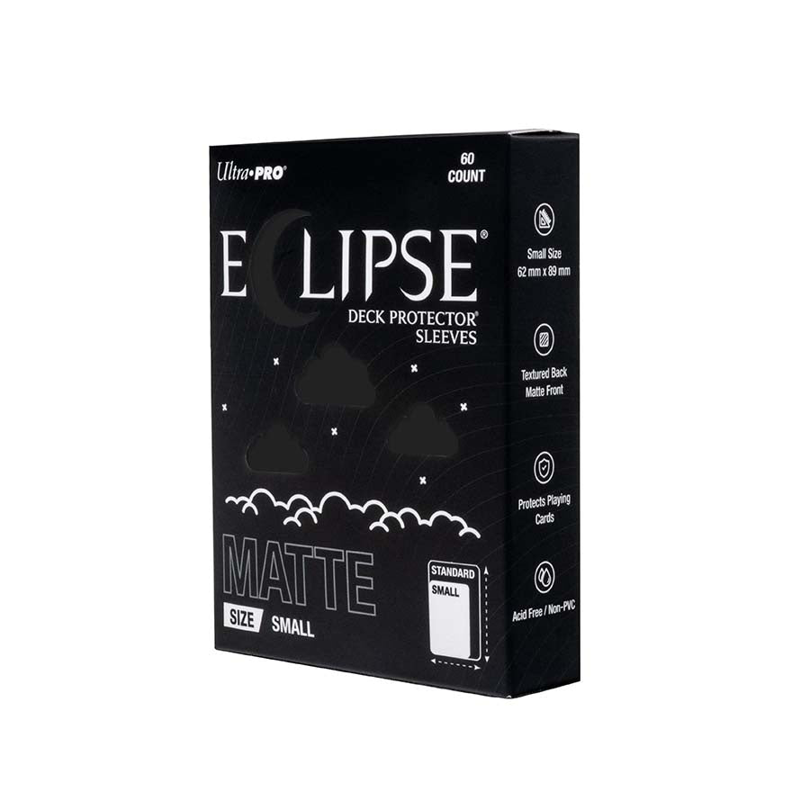 Card Sleeves: UltraPro Eclipse SMALL Matte | Jet Black (60 ct)