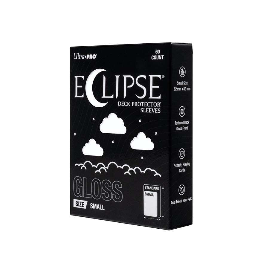 Card Sleeves: UltraPro Eclipse SMALL Gloss | Arctic White (60 ct)