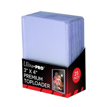 UltraPro: Toploader - 3X4 Premium Clear (25 ct)