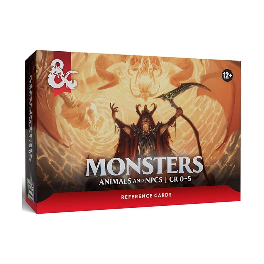 D&D: Reference Cards - Monsters | Animals and NPCs