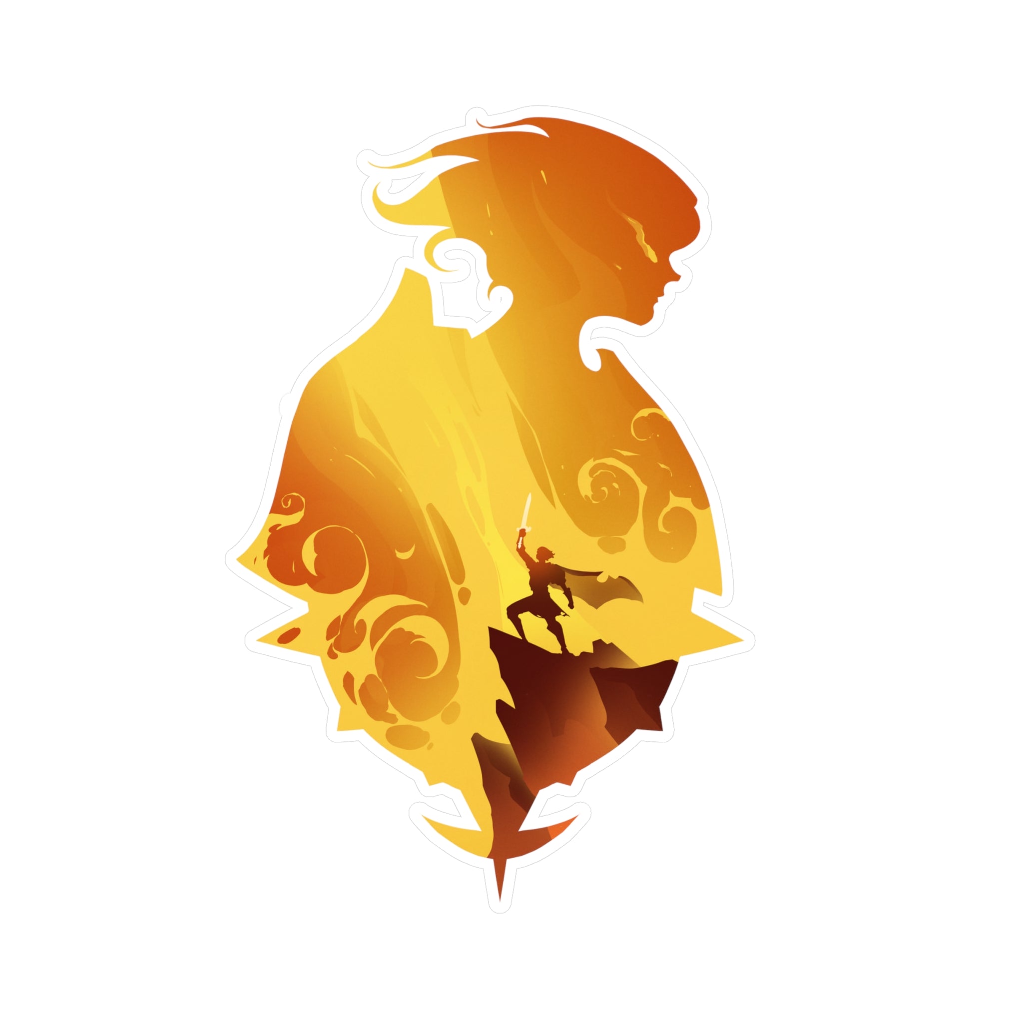 PALADIN CLASS SILHOUETTE KISS-CUT VINYL DECAL