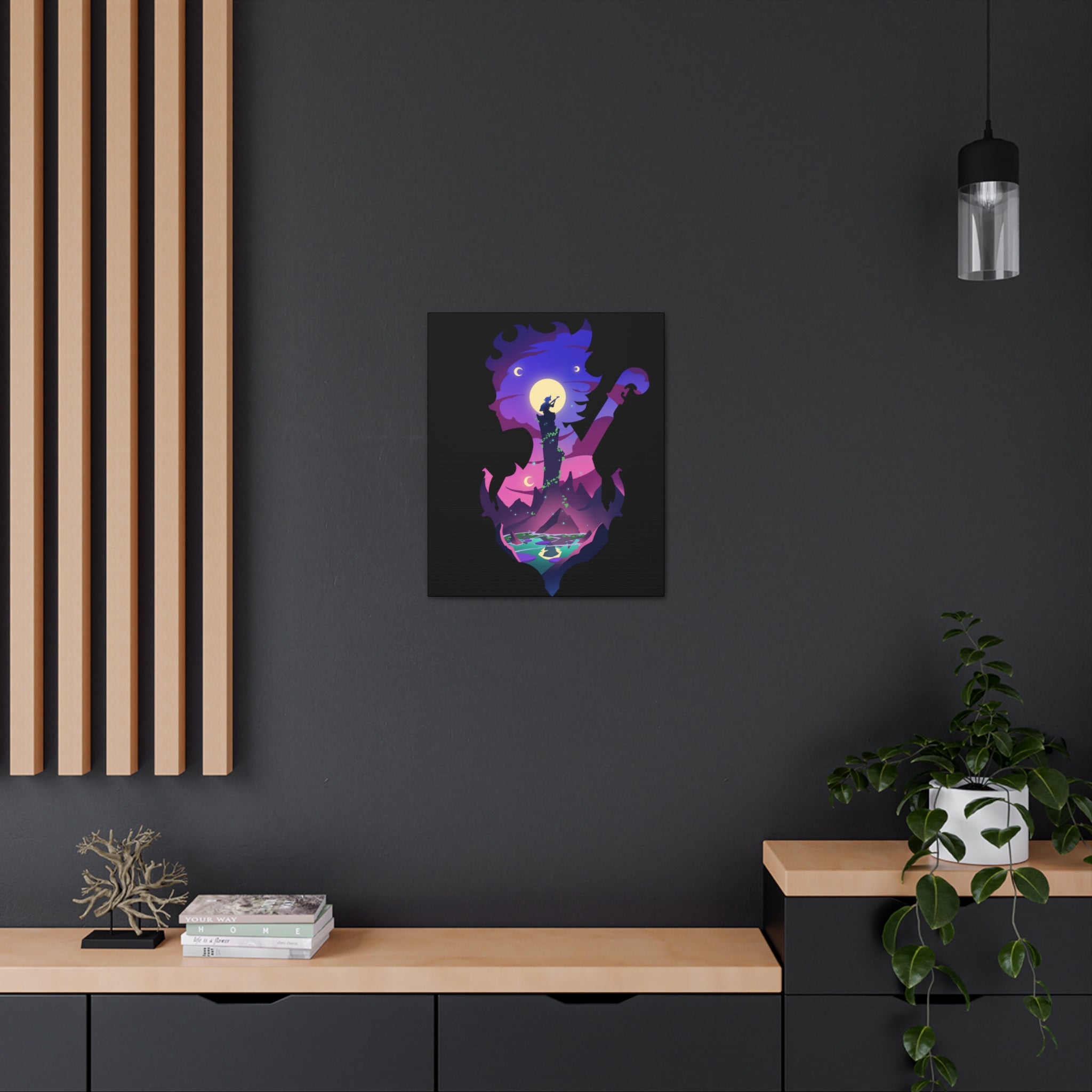 BARD CLASS SILHOUETTE CANVAS GALLERY WRAPS