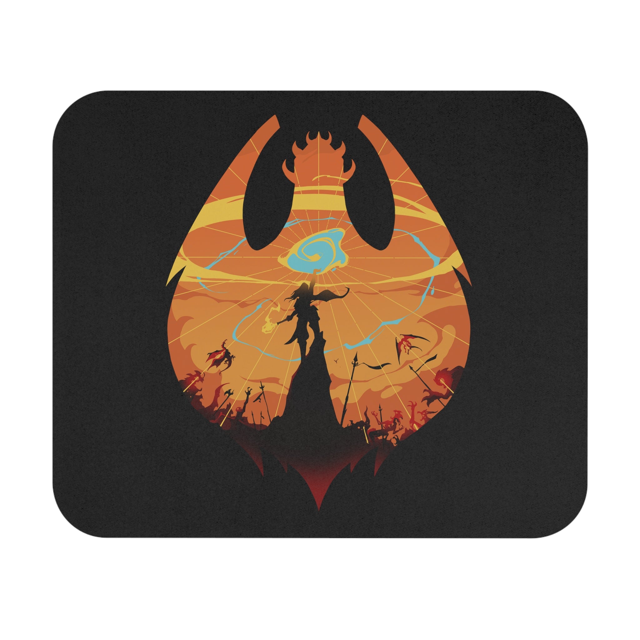 CLERIC CLASS SILHOUETTE RECTANGLER MOUSE PAD