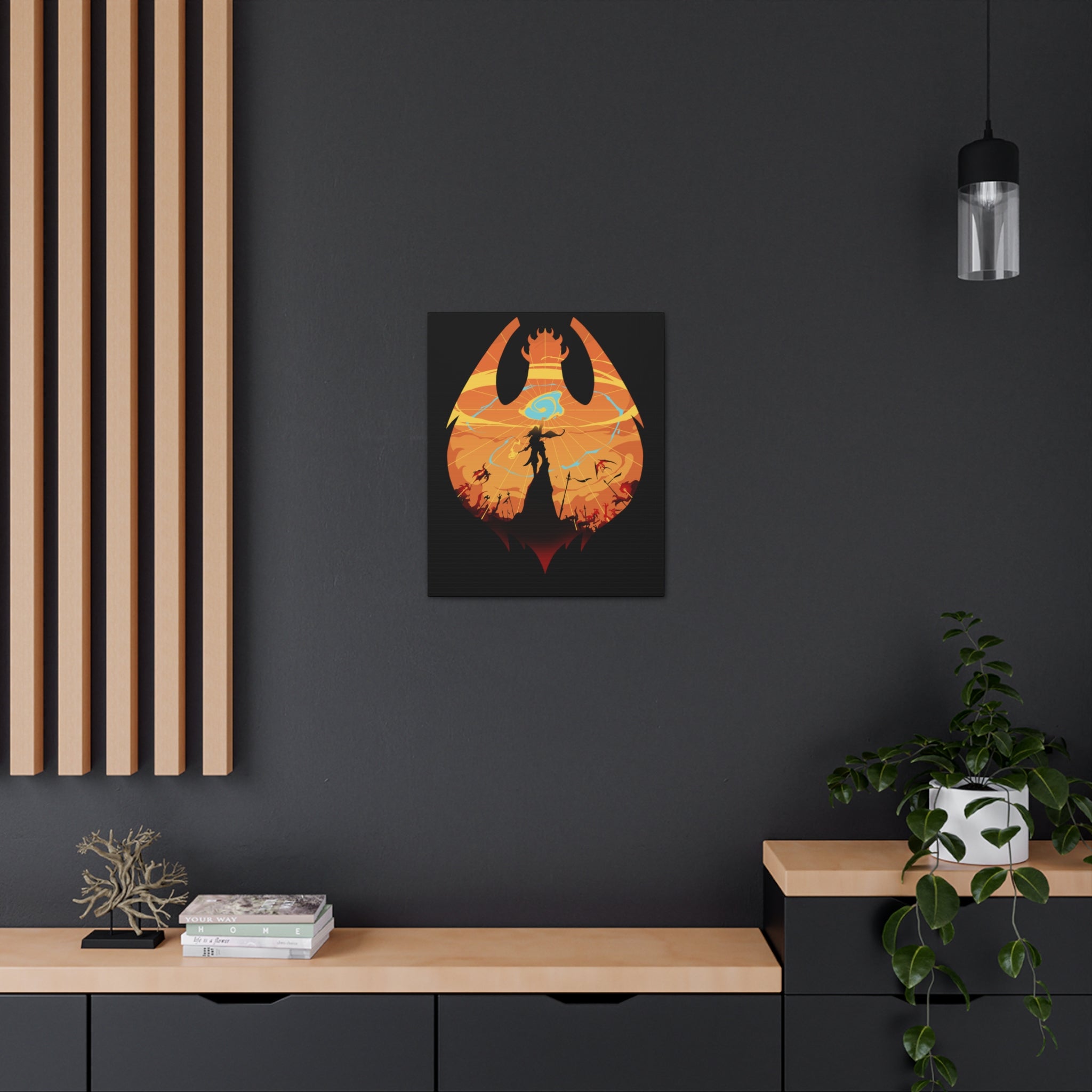 CLERIC CLASS SILHOUETTE CANVAS GALLERY WRAPS