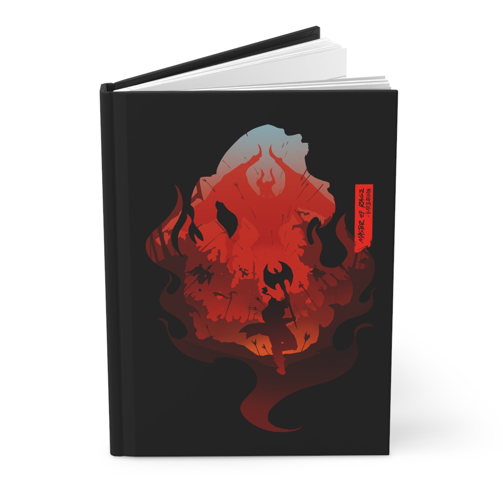 BARBARIAN CLASS SILHOUETTE HARDCOVER CAMPAIGN JOURNAL