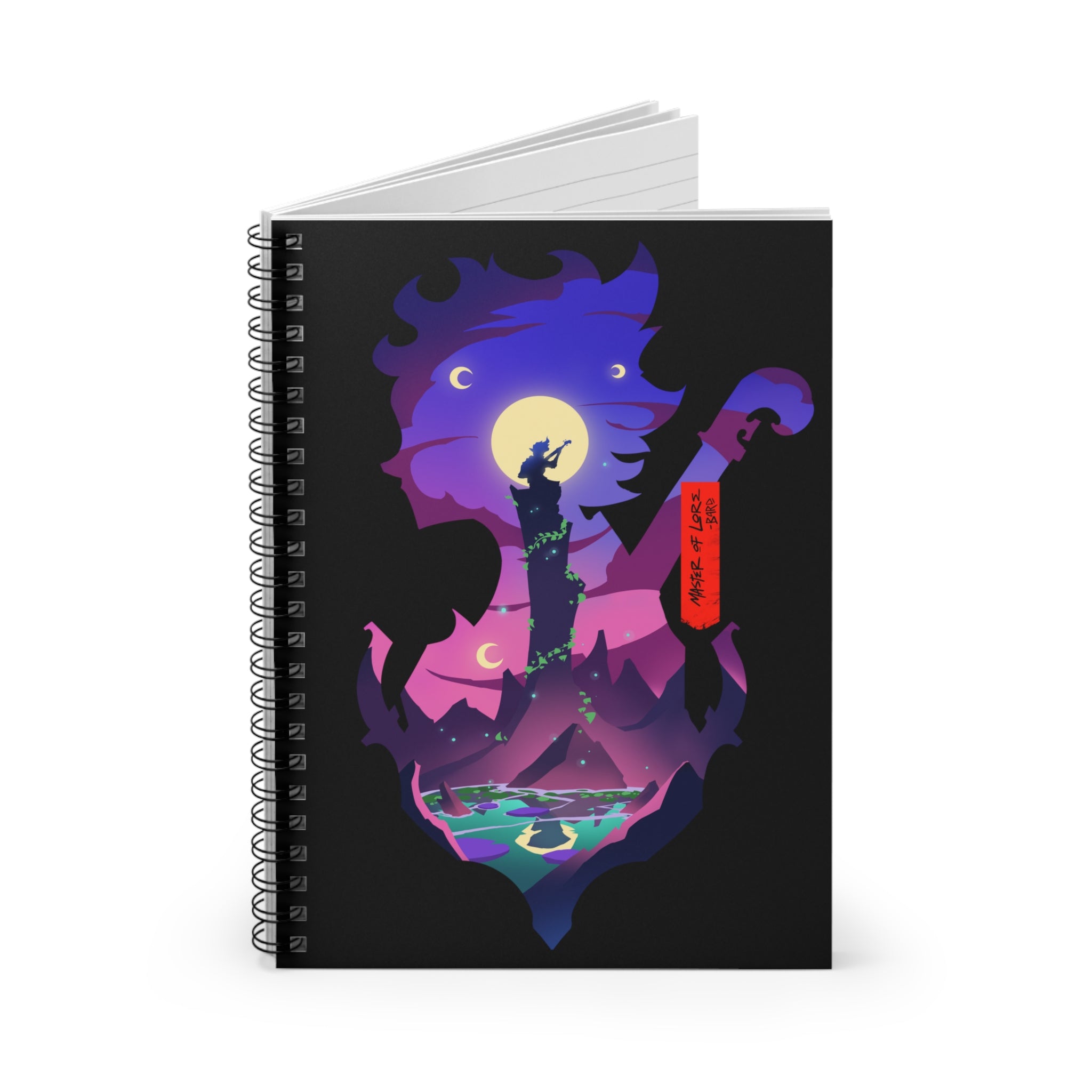 BARD CLASS SILHOUETTE CAMPAIGN JOURNAL SPIRAL NOTEBOOK