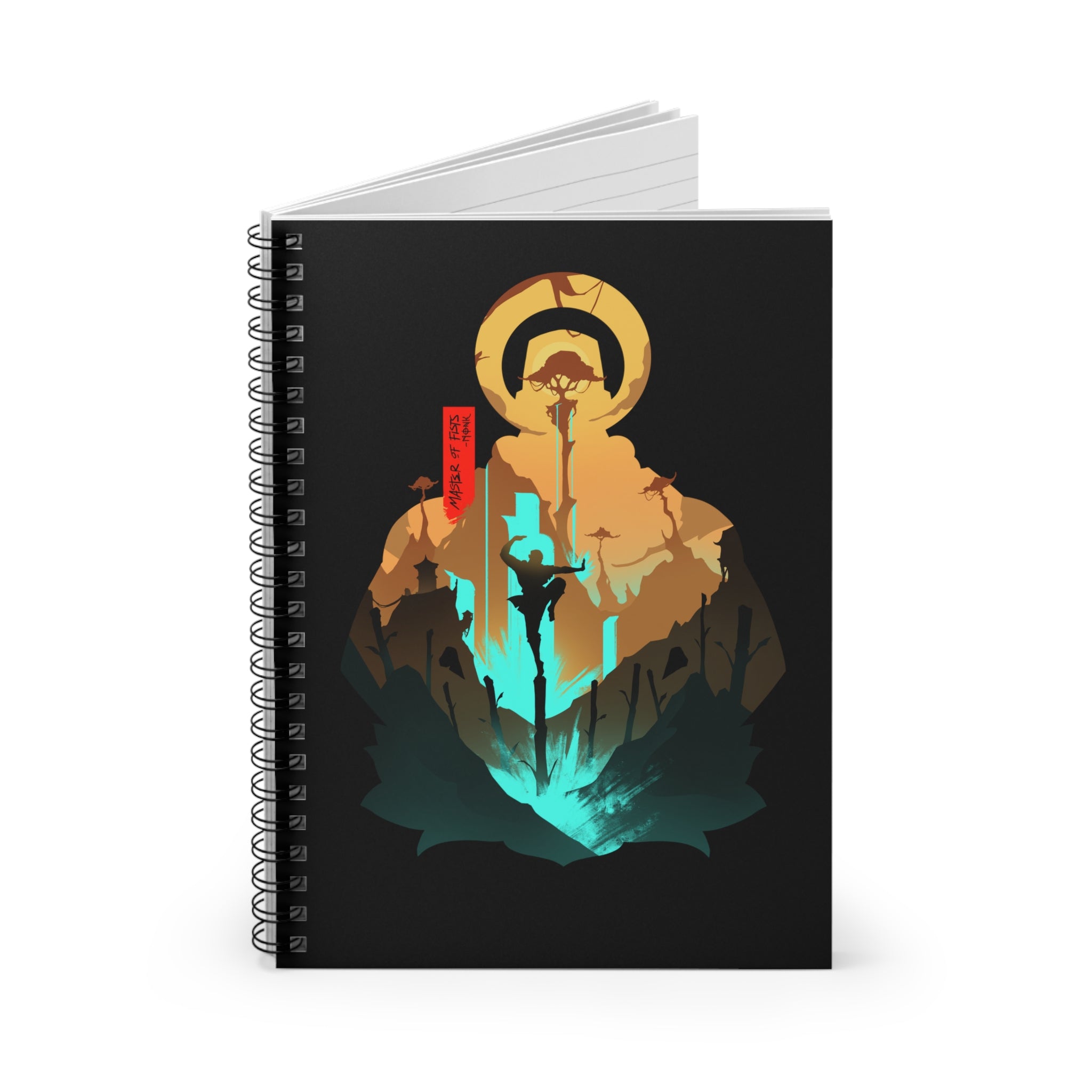 MONK CLASS SILHOUETTE CAMPAIGN JOURNAL SPIRAL NOTEBOOK