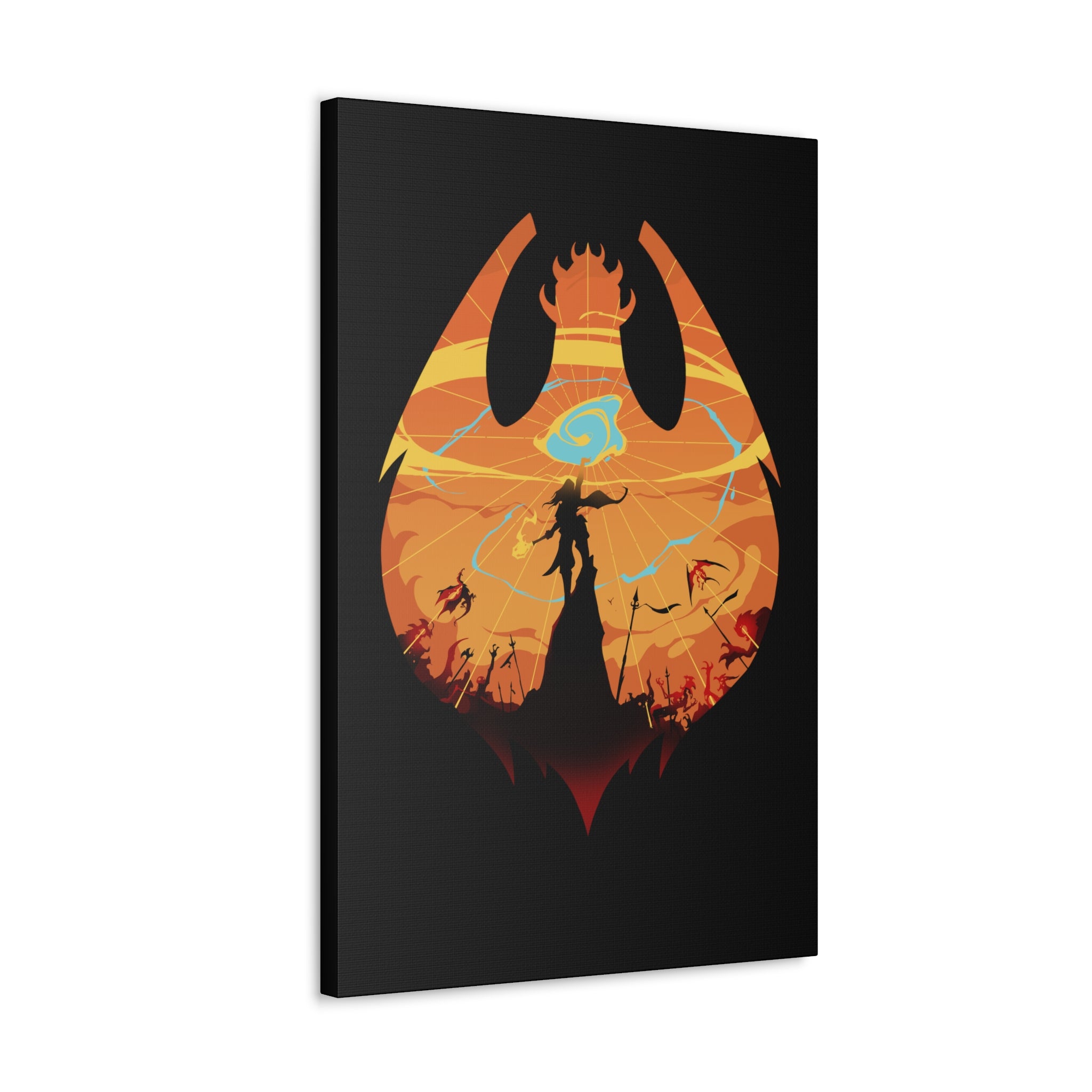 CLERIC CLASS SILHOUETTE CANVAS GALLERY WRAPS