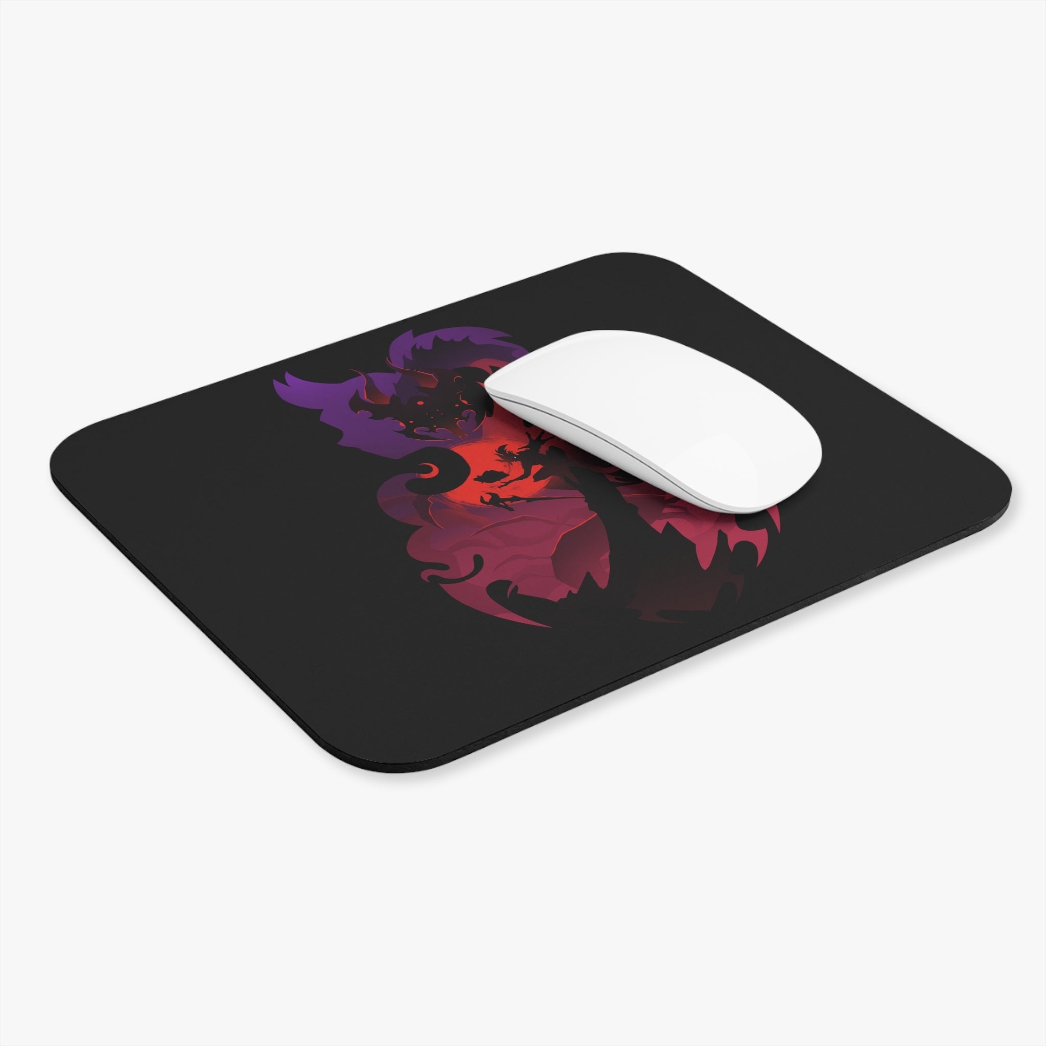 WARLOCK CLASS SILHOUETTE RECTANGLER MOUSE PAD