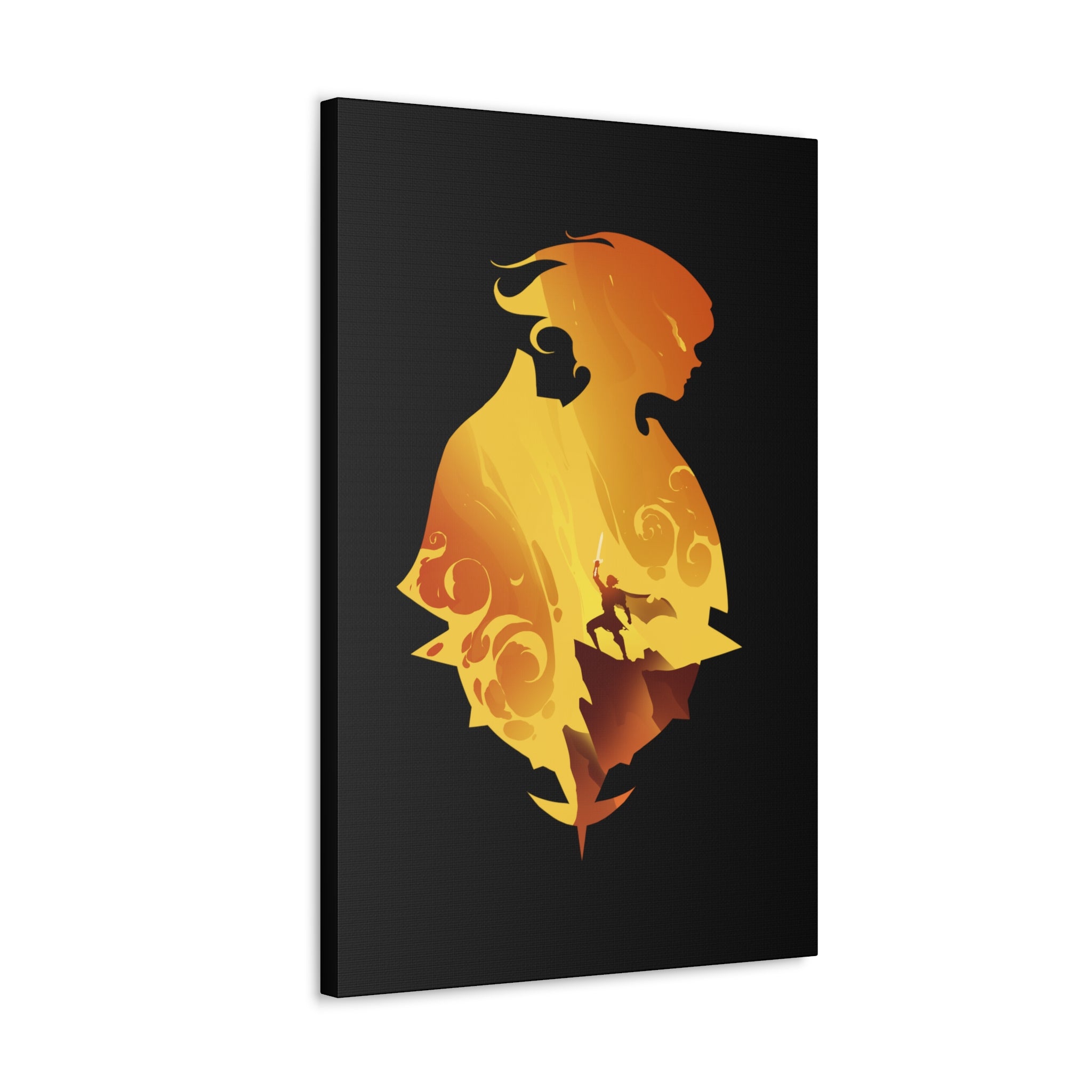 PALADIN CLASS SILHOUETTE CANVAS GALLERY WRAPS