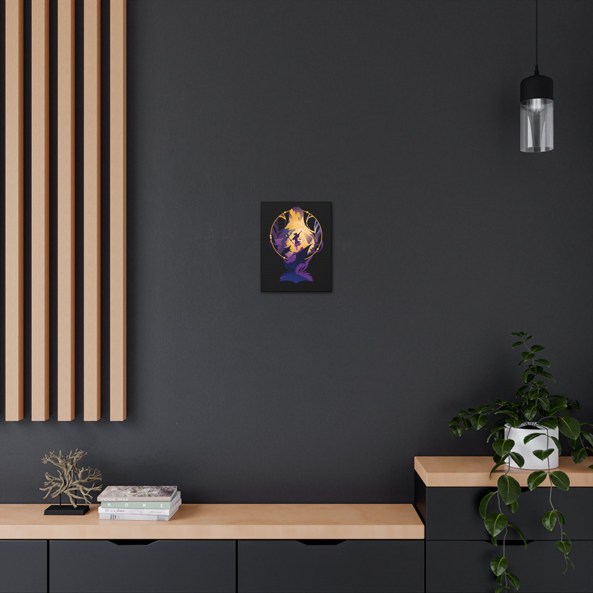 WIZARD CLASS SILHOUETTE CANVAS GALLERY WRAPS