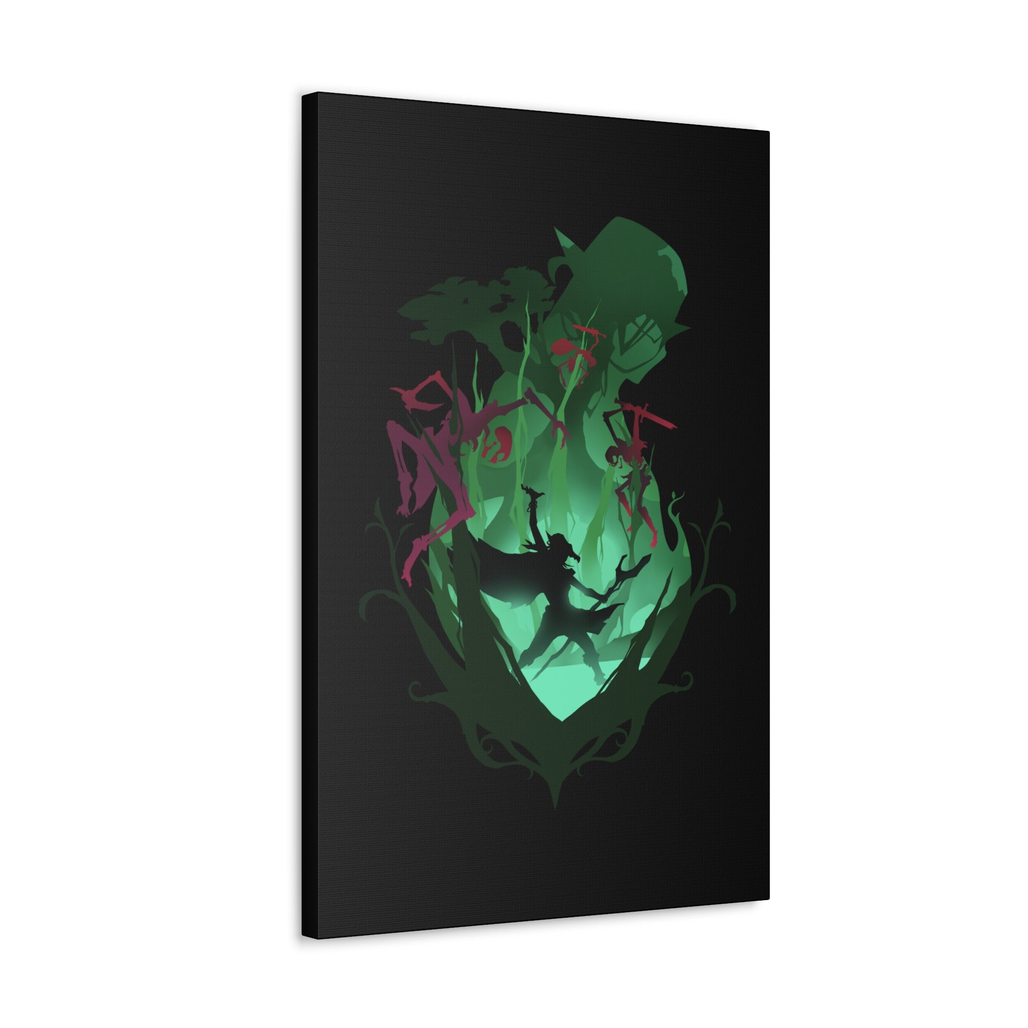 DRUID CLASS SILHOUETTE CANVAS GALLERY WRAPS