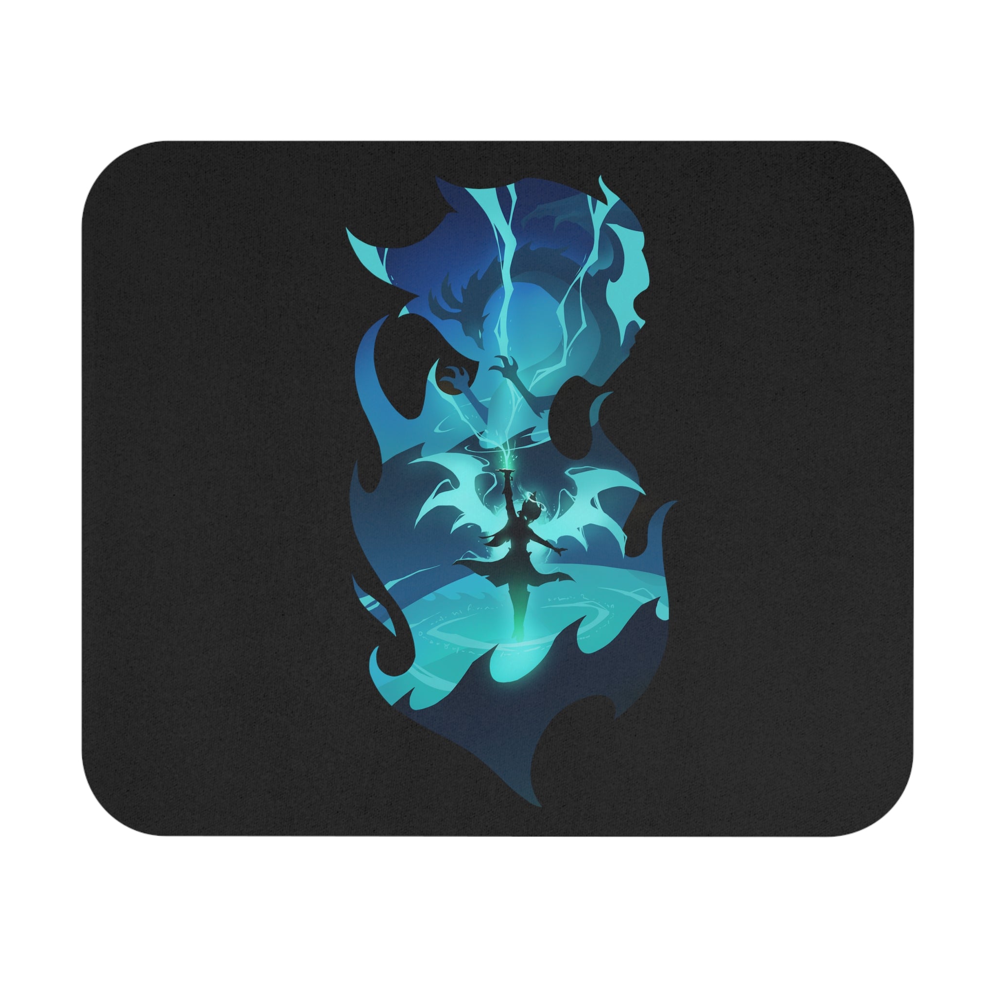 SORCERER CLASS SILHOUETTE RECTANGLER MOUSE PAD