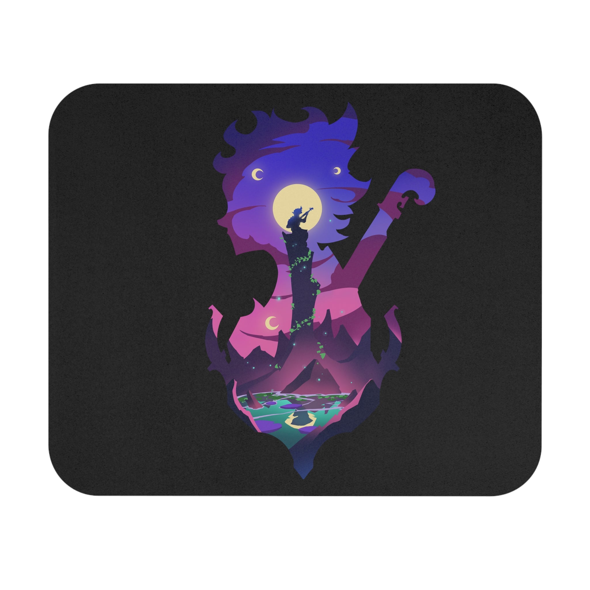 BARD CLASS SILHOUETTE RECTANGLER MOUSE PAD