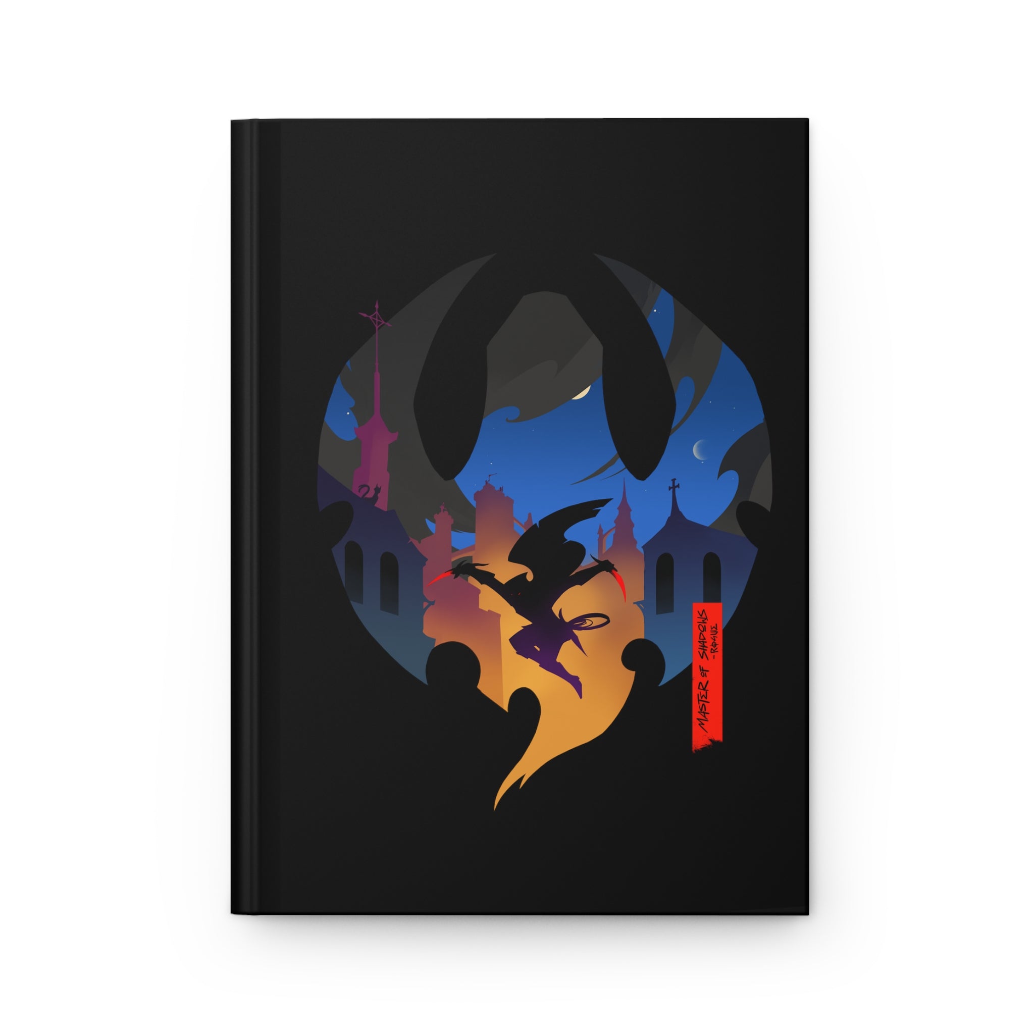 ROGUE CLASS SILHOUETTE HARDCOVER CAMPAIGN JOURNAL