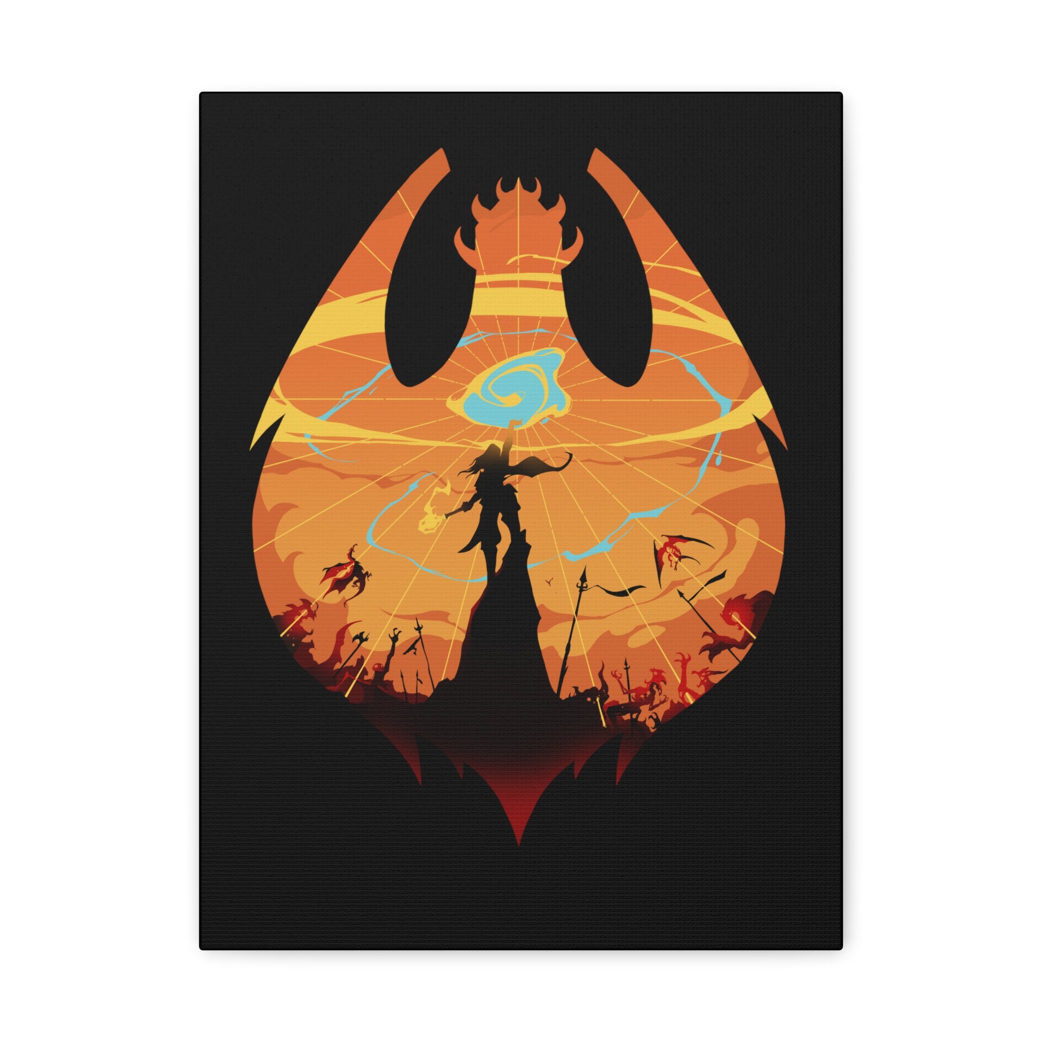 CLERIC CLASS SILHOUETTE CANVAS GALLERY WRAPS