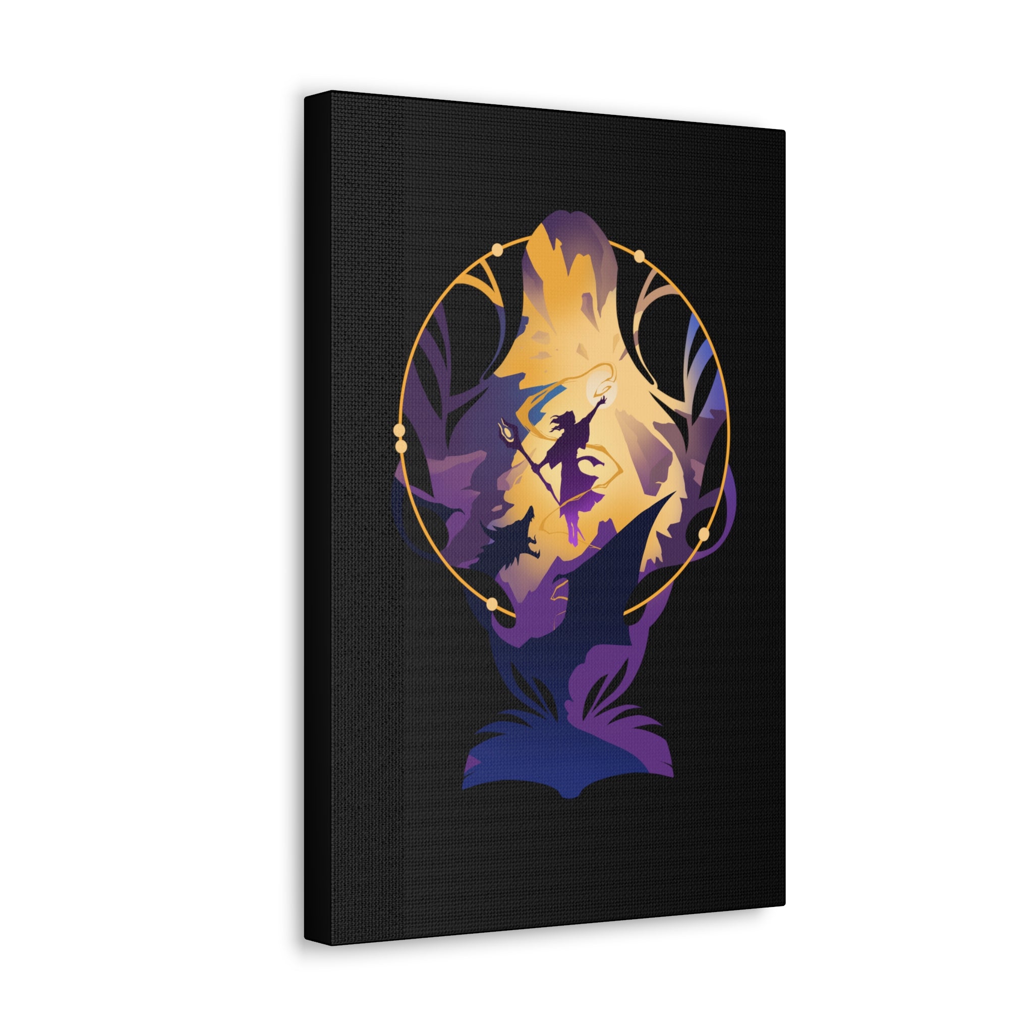 WIZARD CLASS SILHOUETTE CANVAS GALLERY WRAPS
