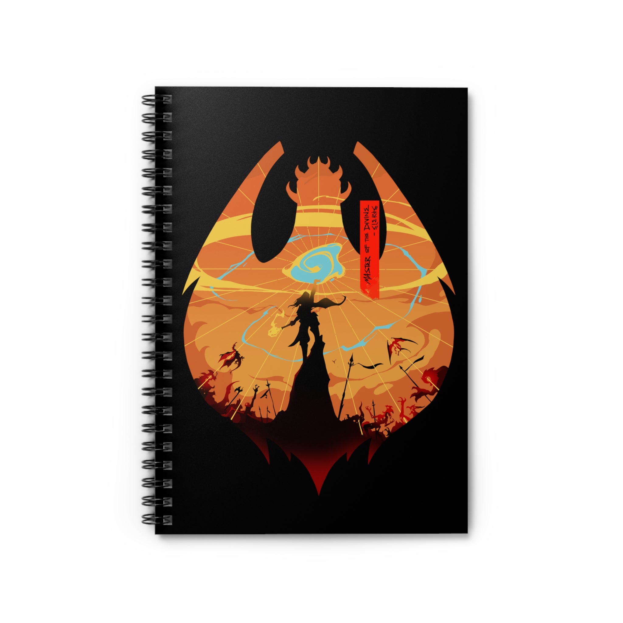 CLERIC CLASS SILHOUETTE CAMPAIGN JOURNAL SPIRAL NOTEBOOK
