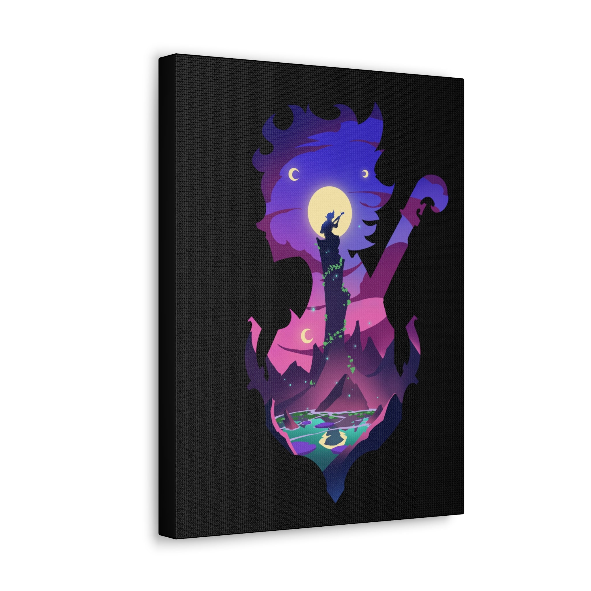 BARD CLASS SILHOUETTE CANVAS GALLERY WRAPS