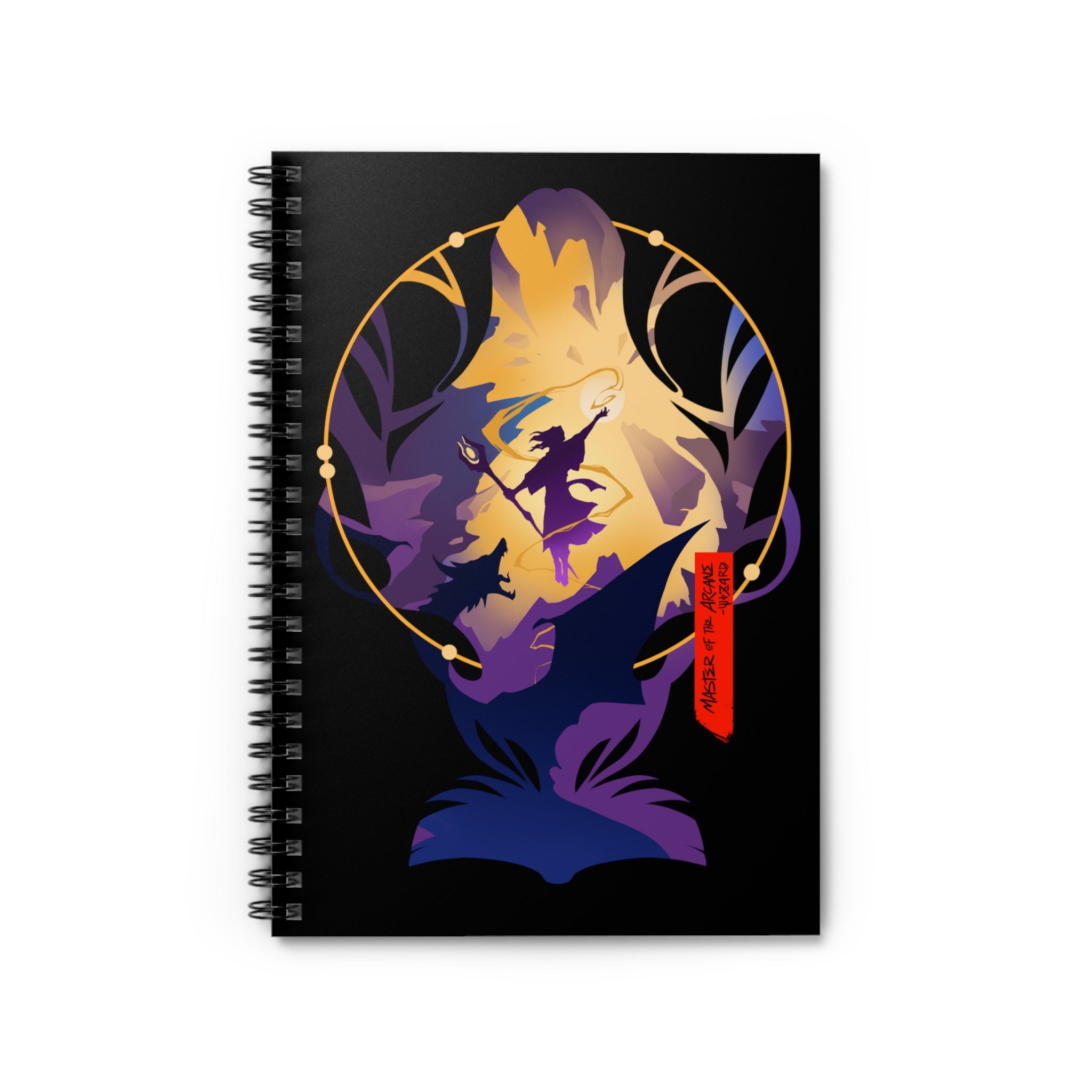 WIZARD CLASS SILHOUETTE CAMPAIGN JOURNAL SPIRAL NOTEBOOK