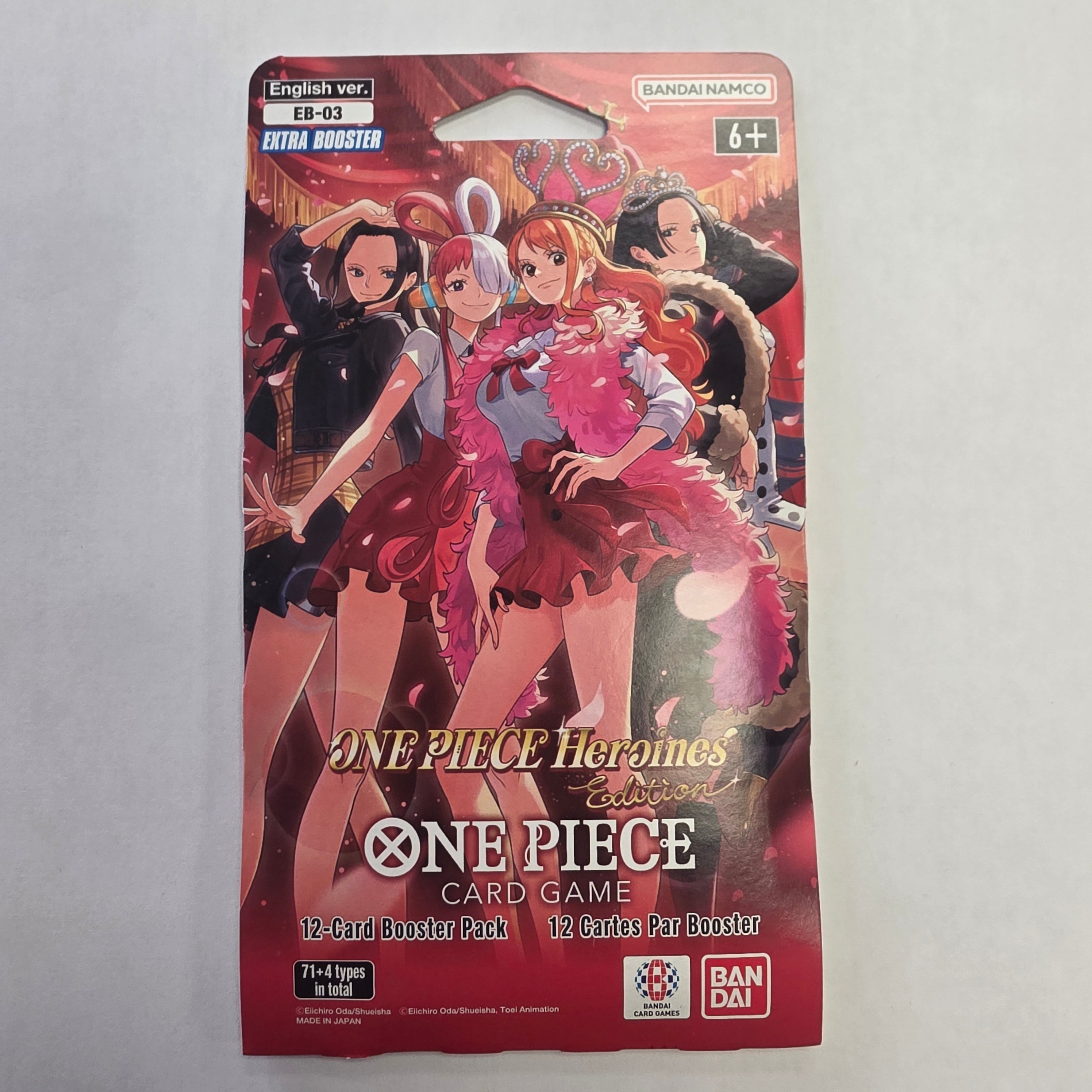 One Piece: Extra Booster Heroines Edition (EB03) - Sleeved Booster Pack (English)
