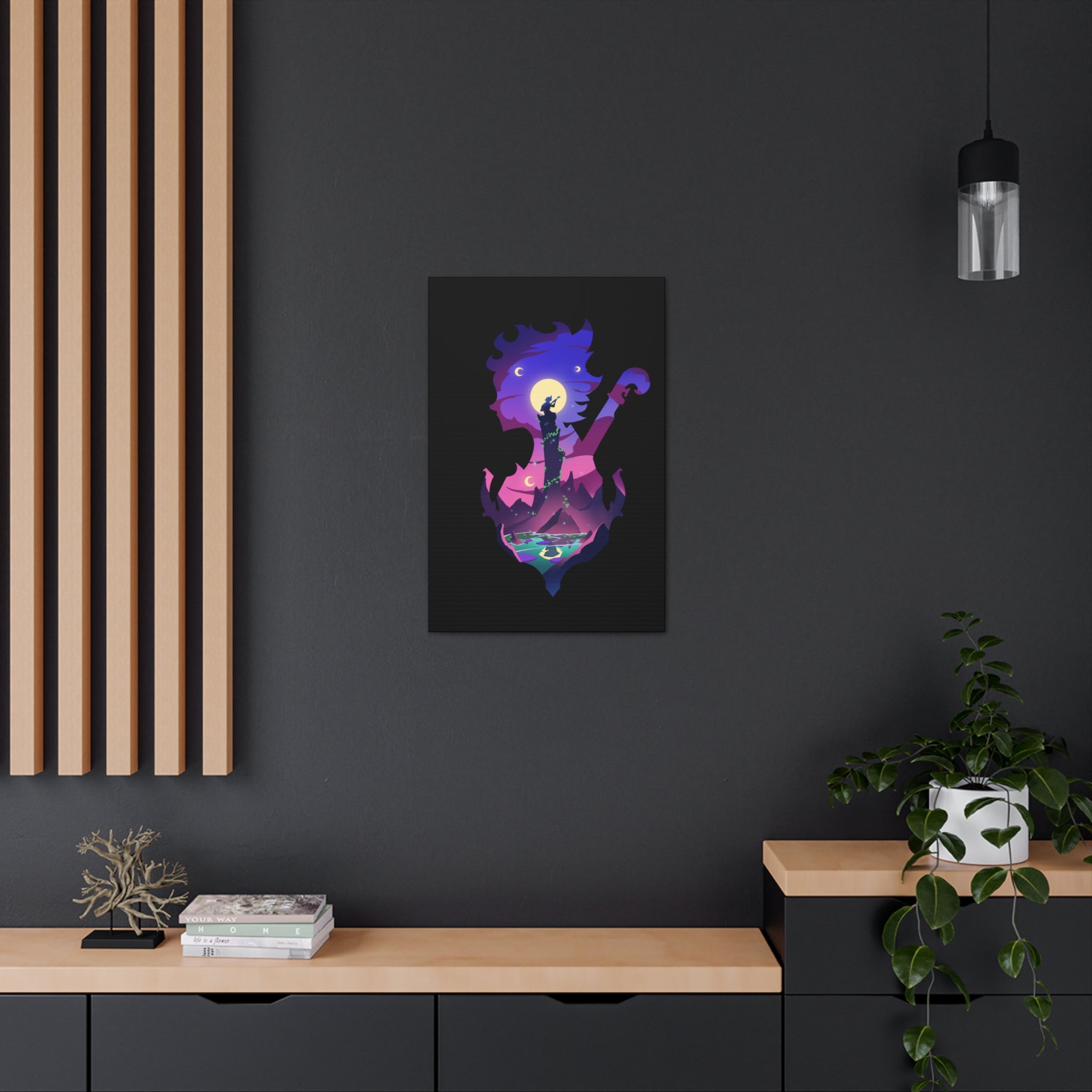 BARD CLASS SILHOUETTE CANVAS GALLERY WRAPS