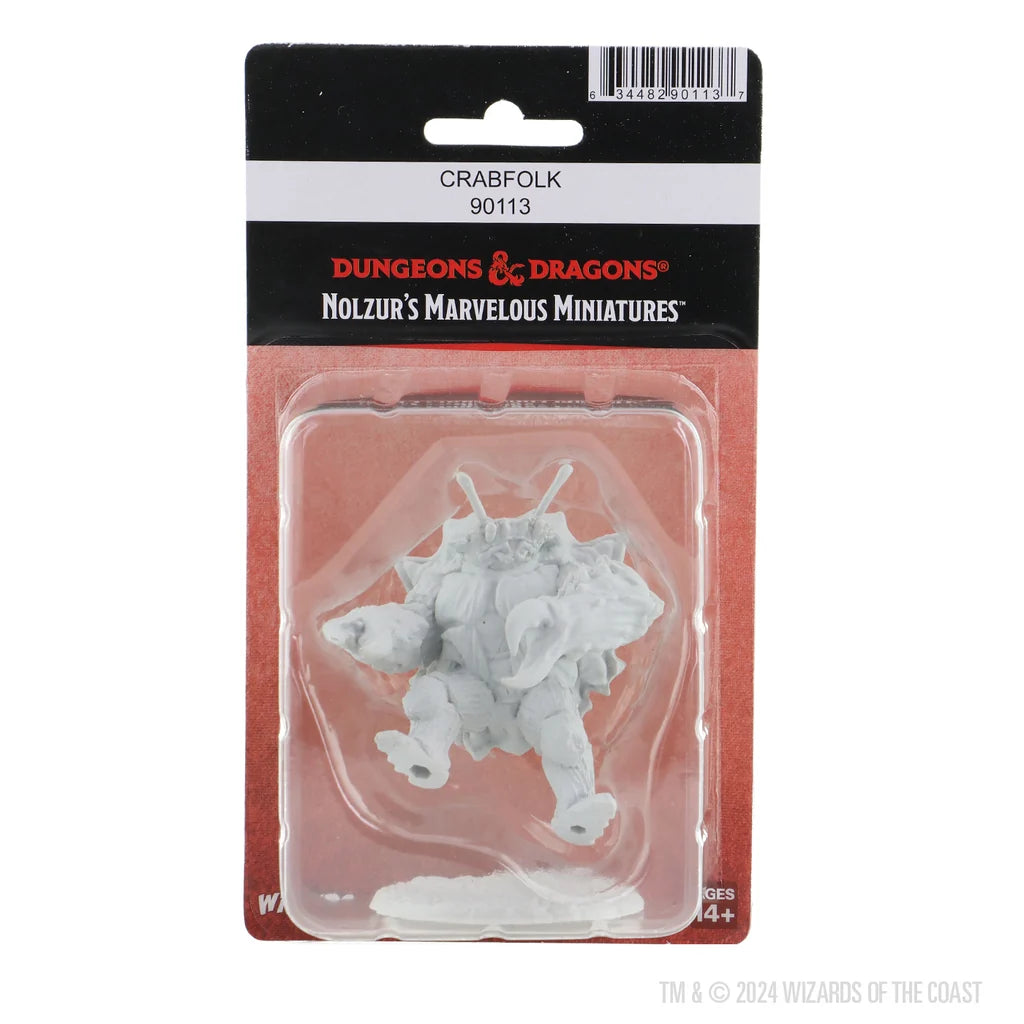 D&D Nolzur's Marvelous Miniatures: Unpainted Minis - Crabfolk (Wave 23)