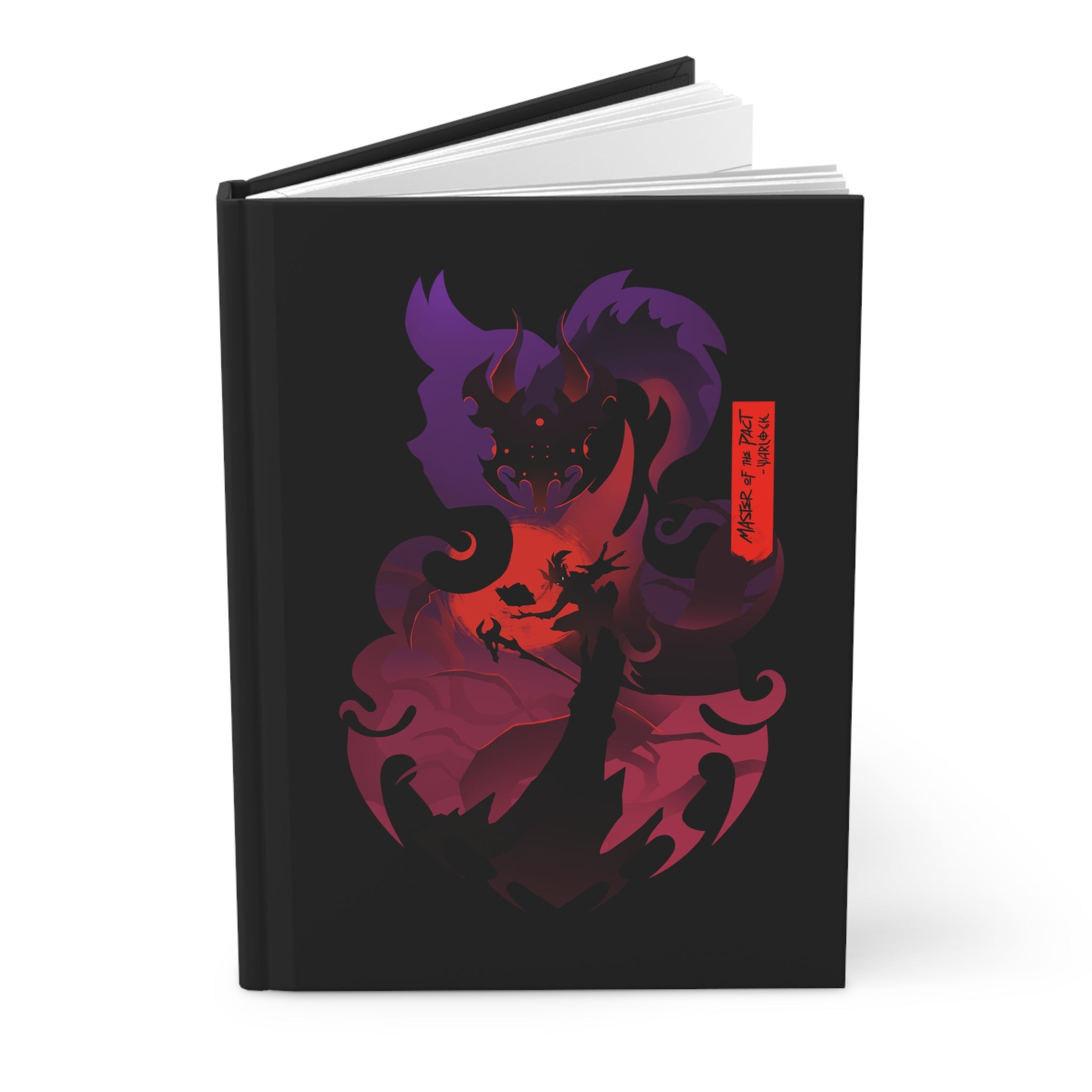 WARLOCK CLASS SILHOUETTE HARDCOVER CAMPAIGN JOURNAL