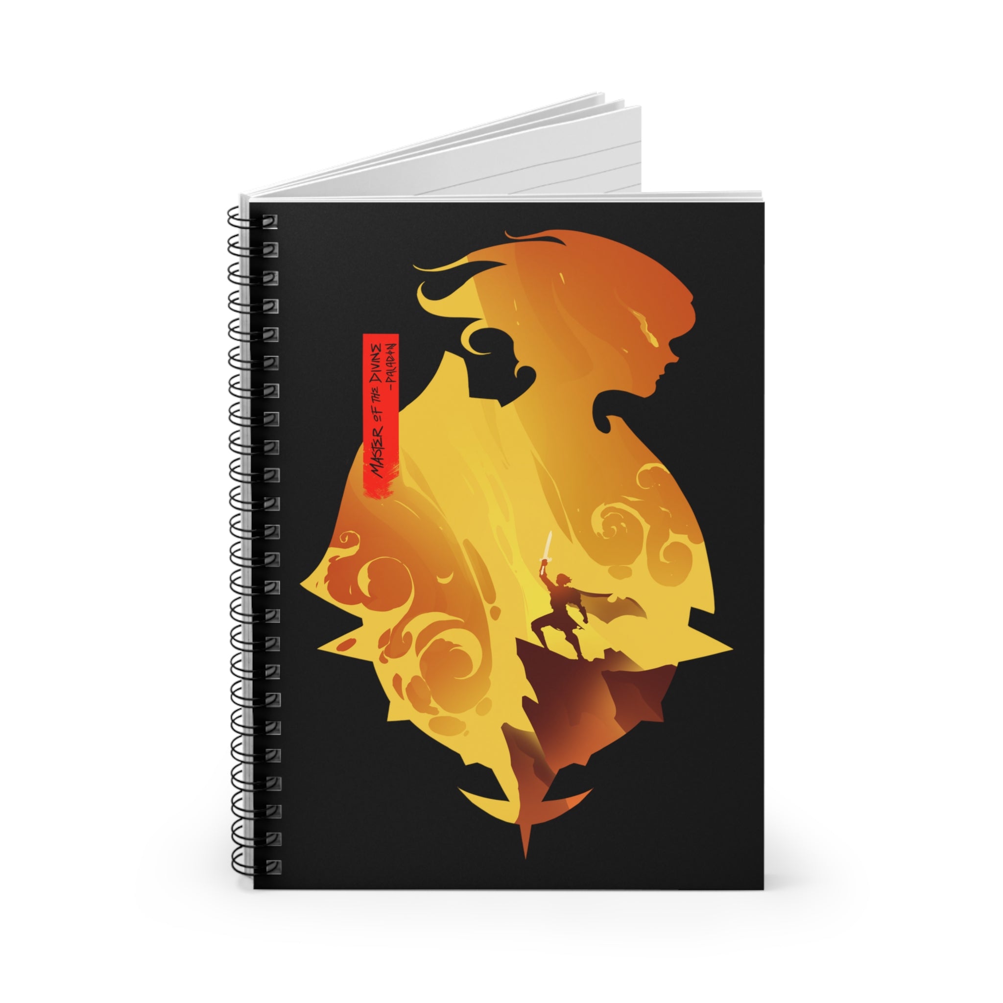 PALADIN CLASS SILHOUETTE CAMPAIGN JOURNAL SPIRAL NOTEBOOK
