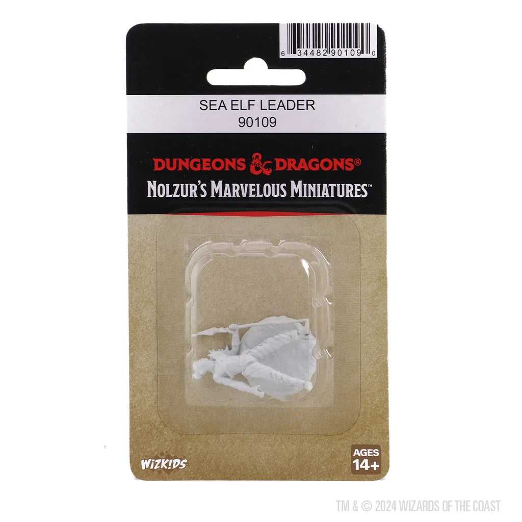 D&D Nolzur's Marvelous Miniatures: Unpainted Minis - Sea Elf Leader (Wave 23)