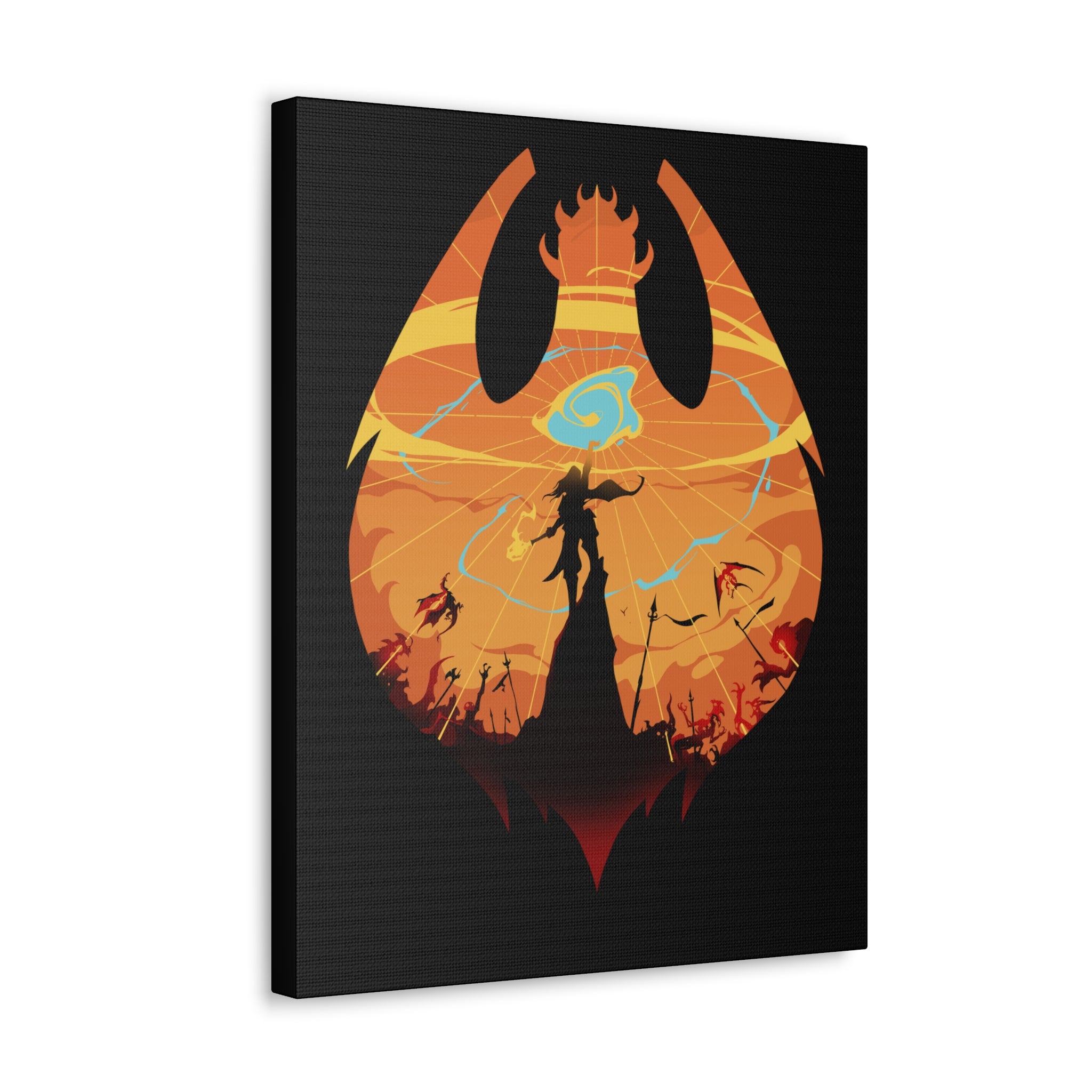 CLERIC CLASS SILHOUETTE CANVAS GALLERY WRAPS
