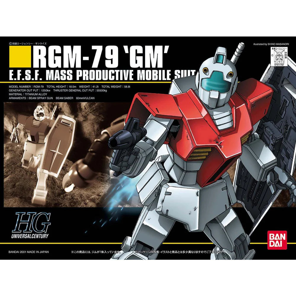 Gundam Model Kit: #020 RGM-79 'GM' E.F.S.F. Mass Production Mobile Suit HGUC 1/144