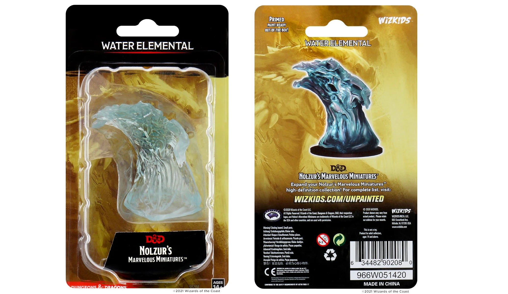 D&D Nolzur's Marvelous Miniatures: Unpainted Minis - Water Elemental (Wave 12.5)
