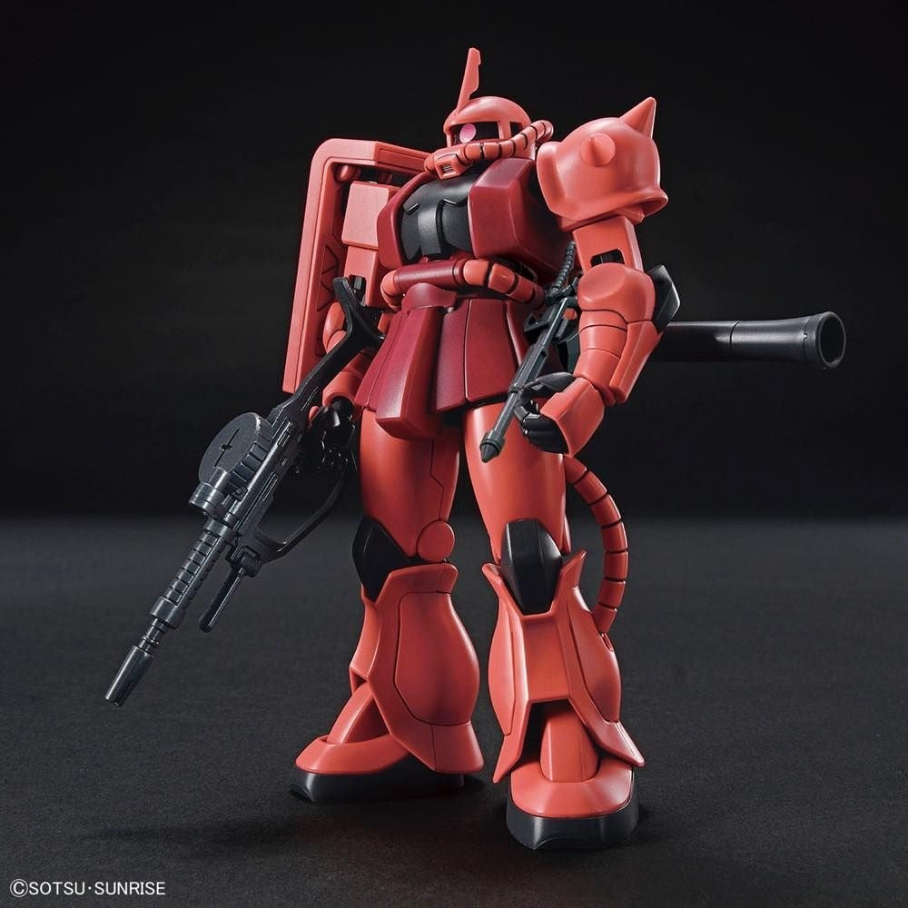 Gundam Model Kit: #234 MS-06S Zaku II Principality of Zeon Char Aznable's Mobile Suit HGUC 1/144