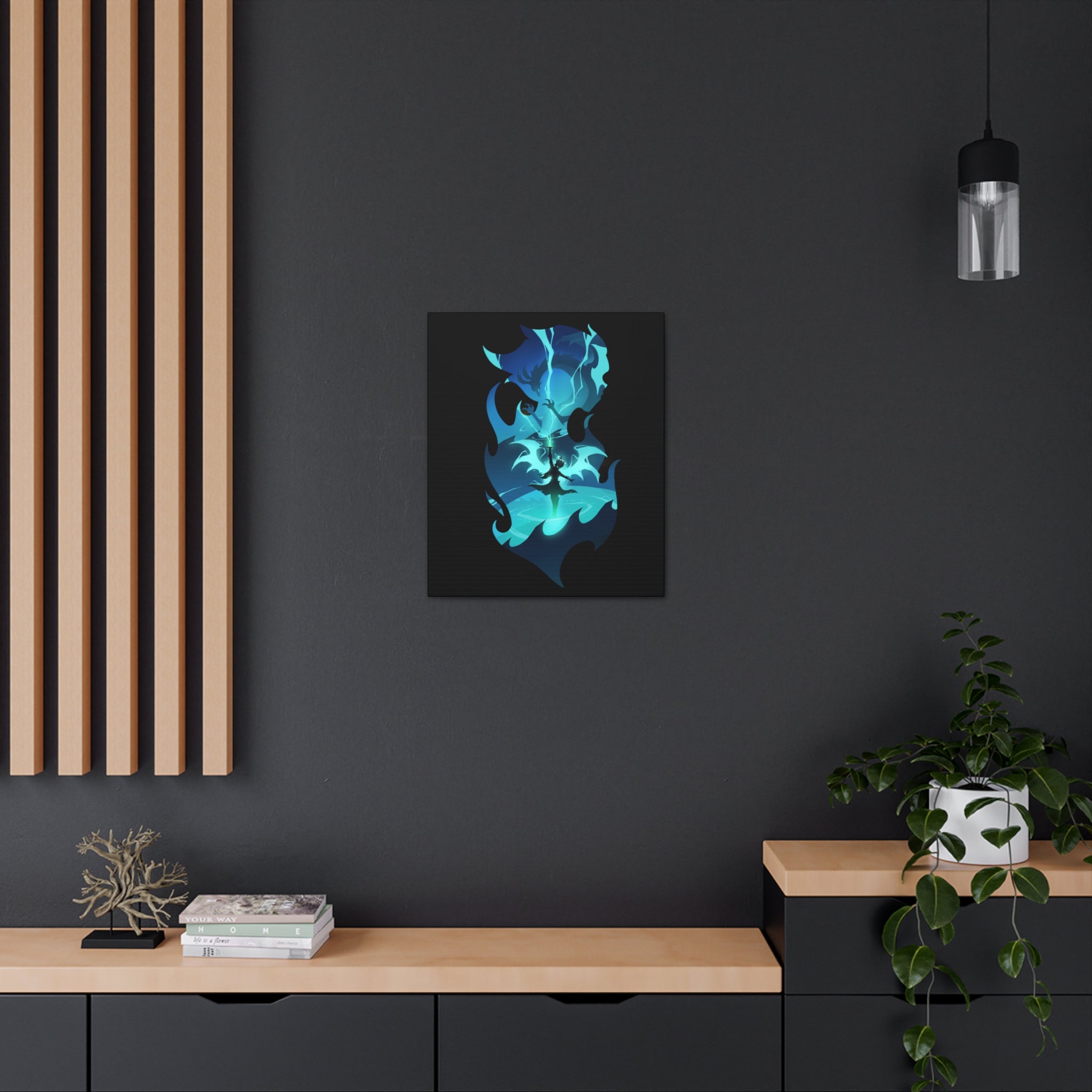 SORCERER CLASS SILHOUETTE CANVAS GALLERY WRAPS