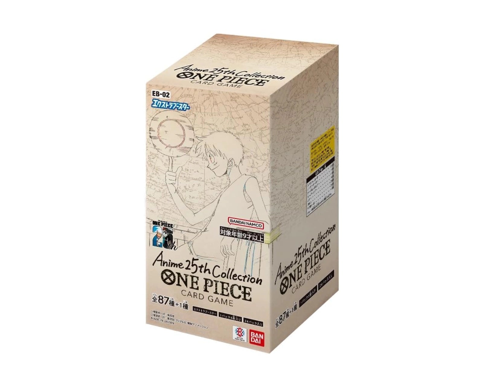 One Piece: Anime 25th Collection (EB02) - Booster Box (24 Packs) - JAPANESE