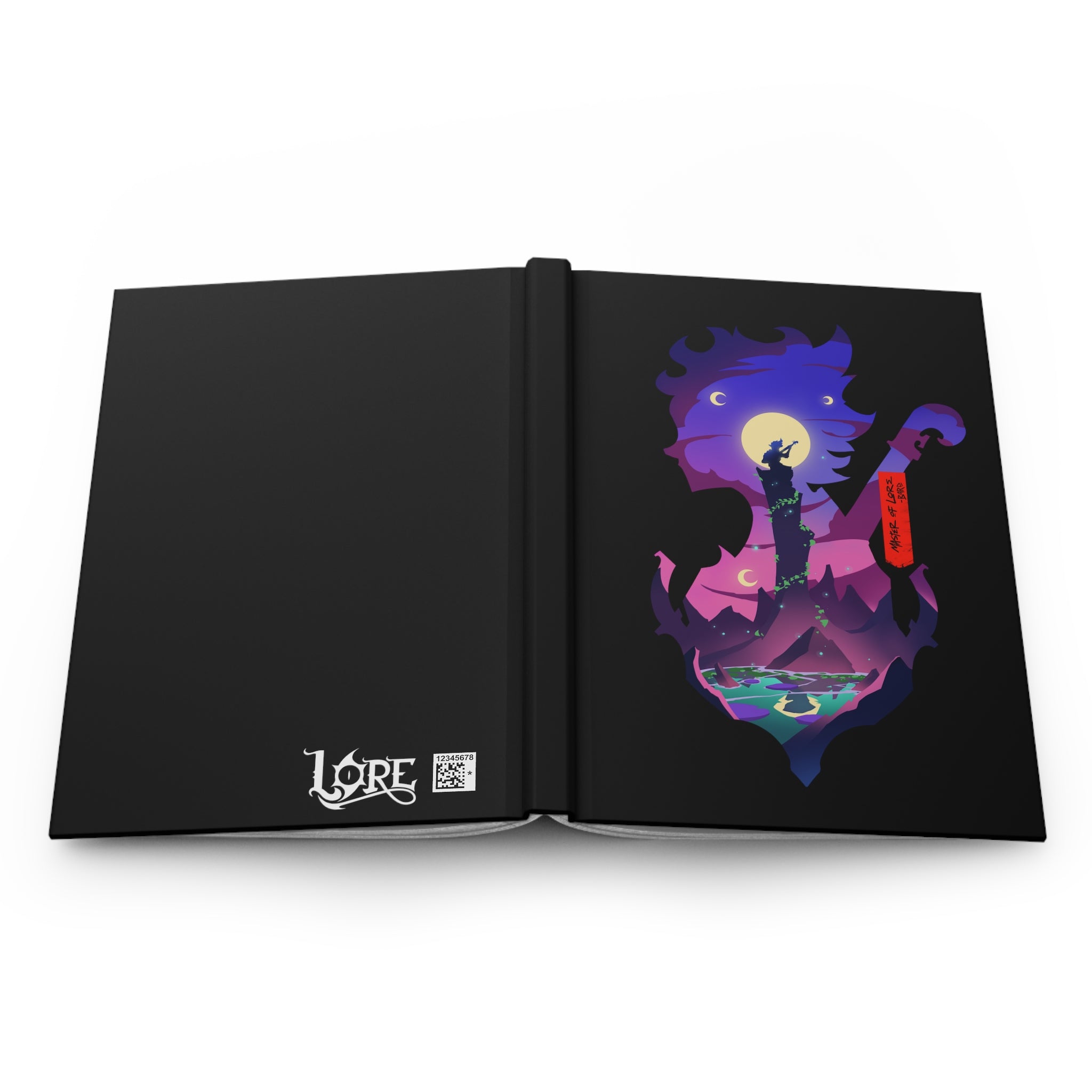 BARD CLASS SILHOUETTE HARDCOVER CAMPAIGN JOURNAL