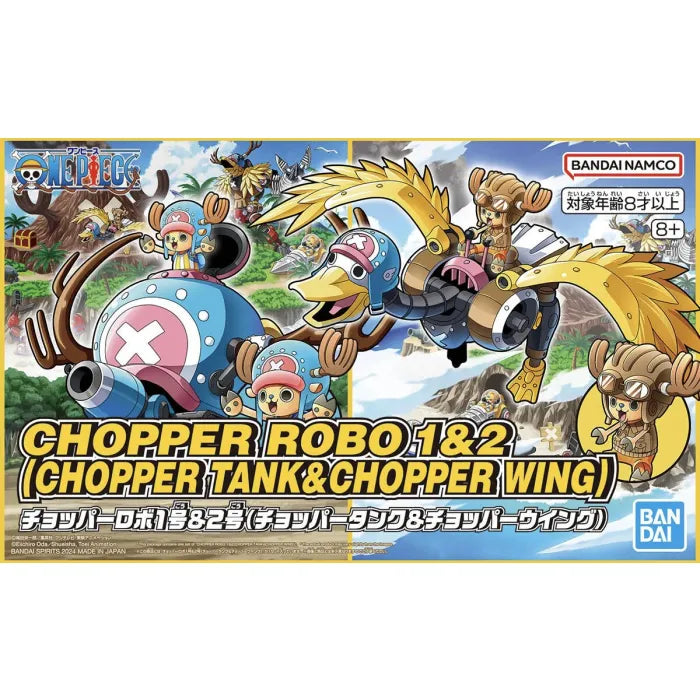 One Piece Model Kit: Mecha Collection - Chopper Robo 1 & 2 | Chopper Tank & Wing