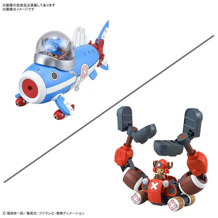 One Piece Model Kit: Mecha Collection - Chopper Robo 3 & 5 | Chopper Submarine & Crane