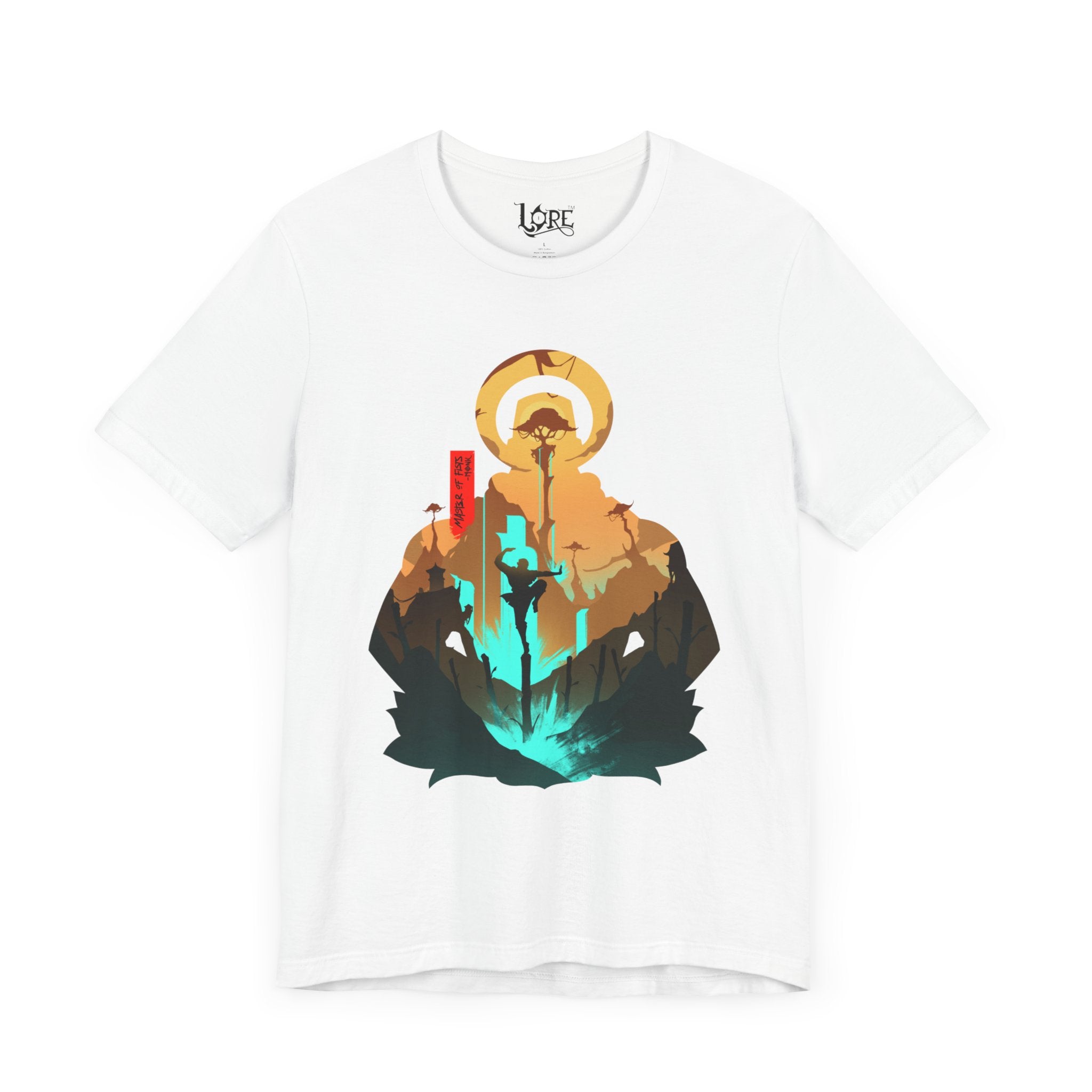 MONK CLASS SILHOUETTE T-SHIRT - RED BANNER EDITION